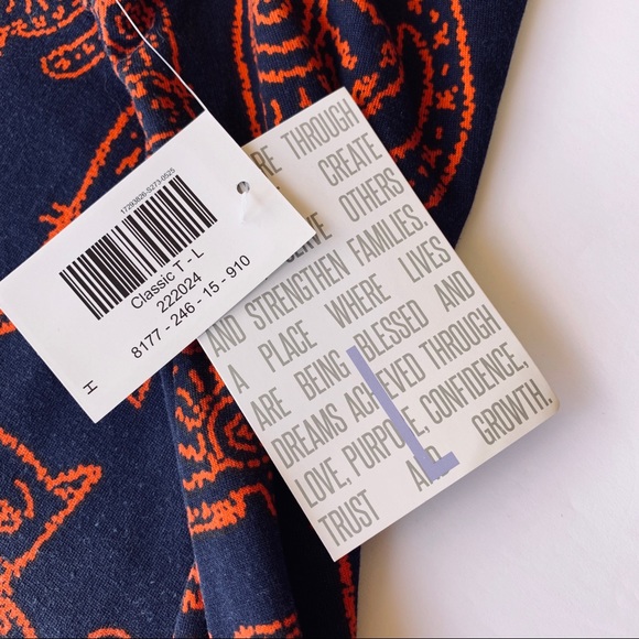 Lularoe Classic T Cats Meow Kitty NEW L - Picture 5 of 7